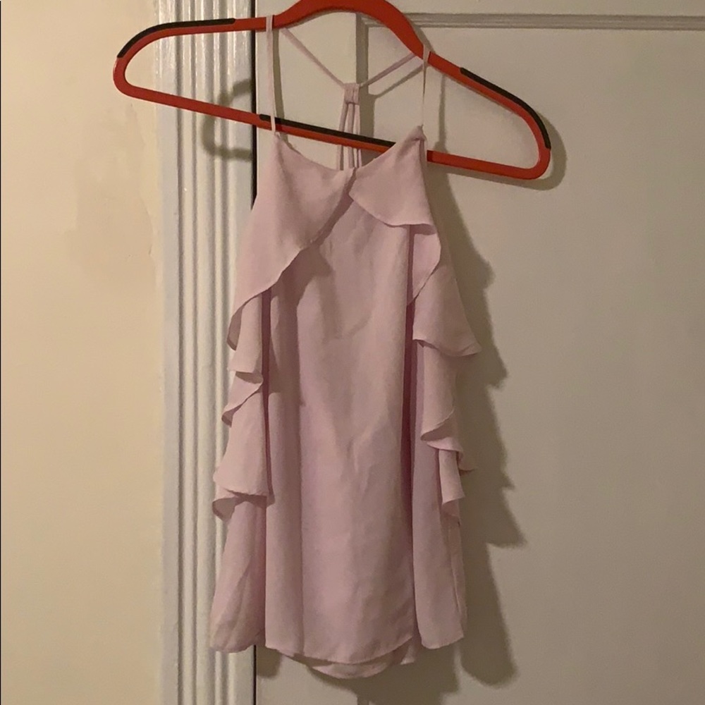 Ruffle tank top